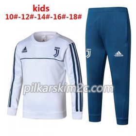 Dziecięca Juventus Komplet Bluzy Treningowe 2017-18 Biały